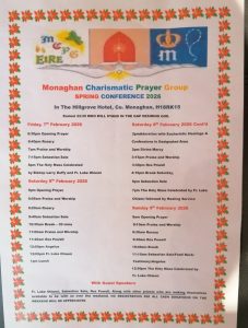 Monaghan Charismatic Conference Timetable 